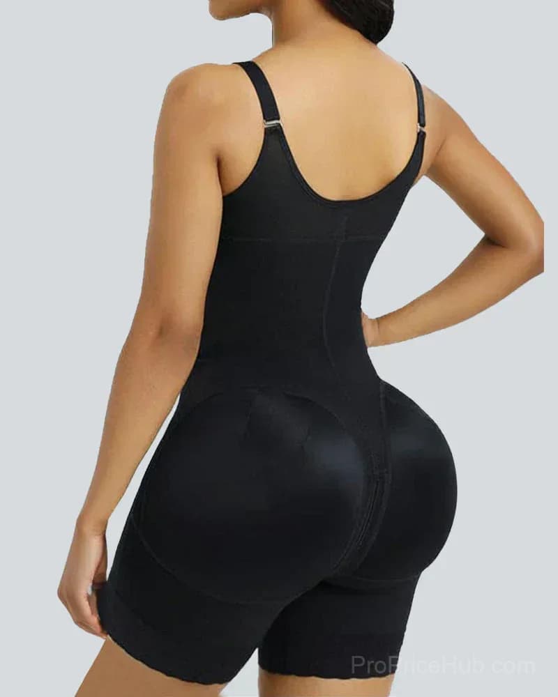 Tummy Control Butt Lifter Shaper with Zipper Crotch - Fajas Colombianas - Alt