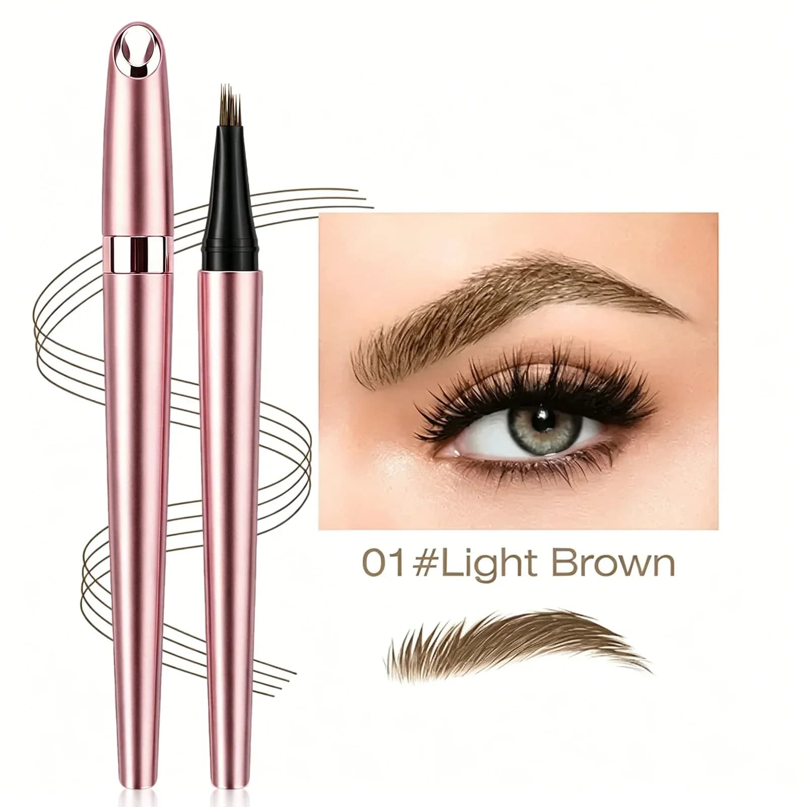 Long Lasting Waterproof Micro Fork Brow Pen - View 9