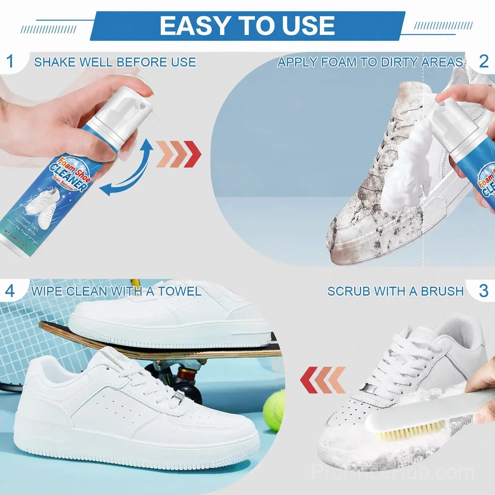 Shoe Cleaning Kit for Leather, Suede, Canvas, and Mesh - View 8