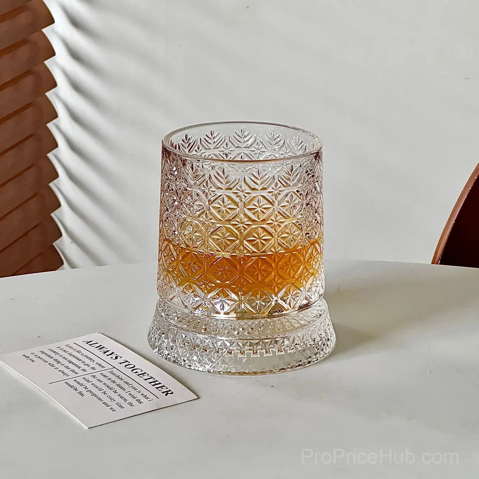 Whiskey Glass with Smooth Spin and Glow Effect - Perfect Gift - View 16