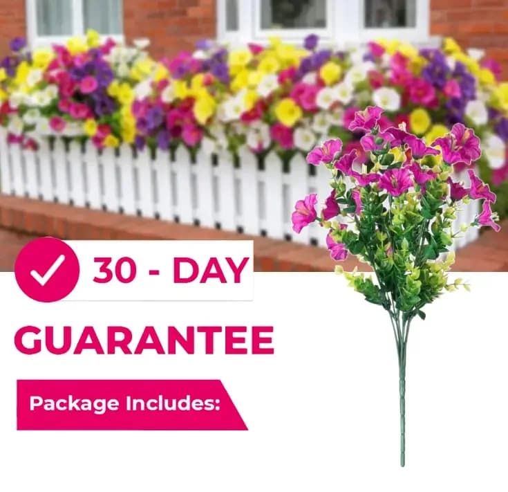 UV Resistant Artificial Petunias Flowers - View 20