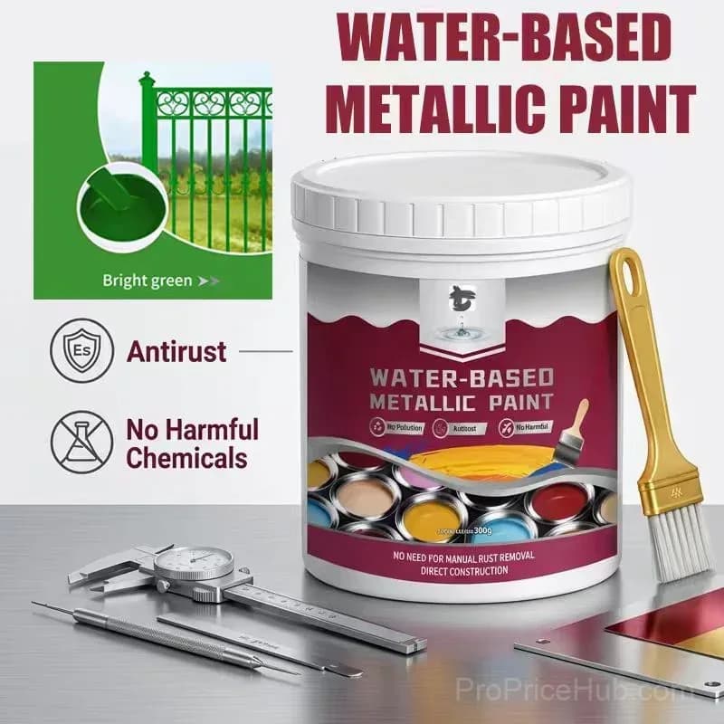 Rust Converter Metallic Paint – Stops Rust, No Sanding, No Fumes - View 13