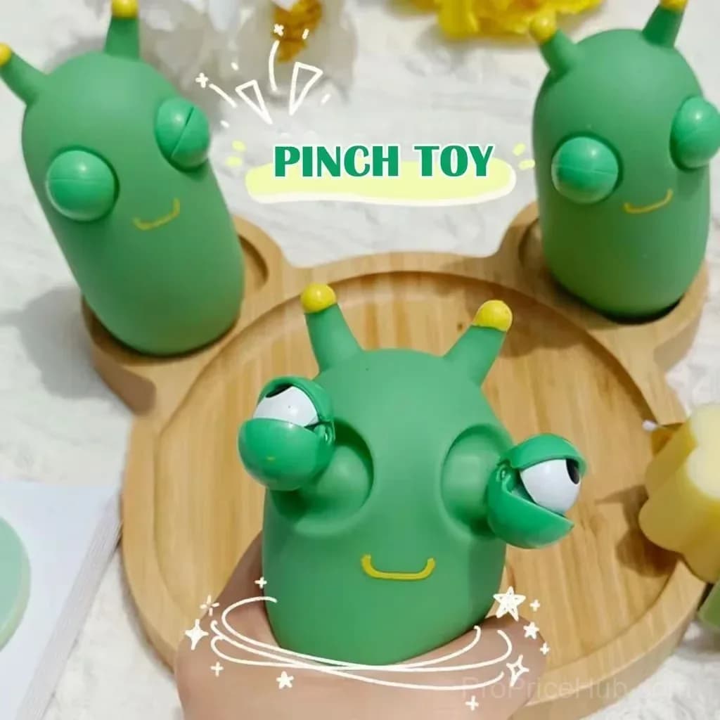Funny Grass Worm Pinch Novelty Toy - View 4