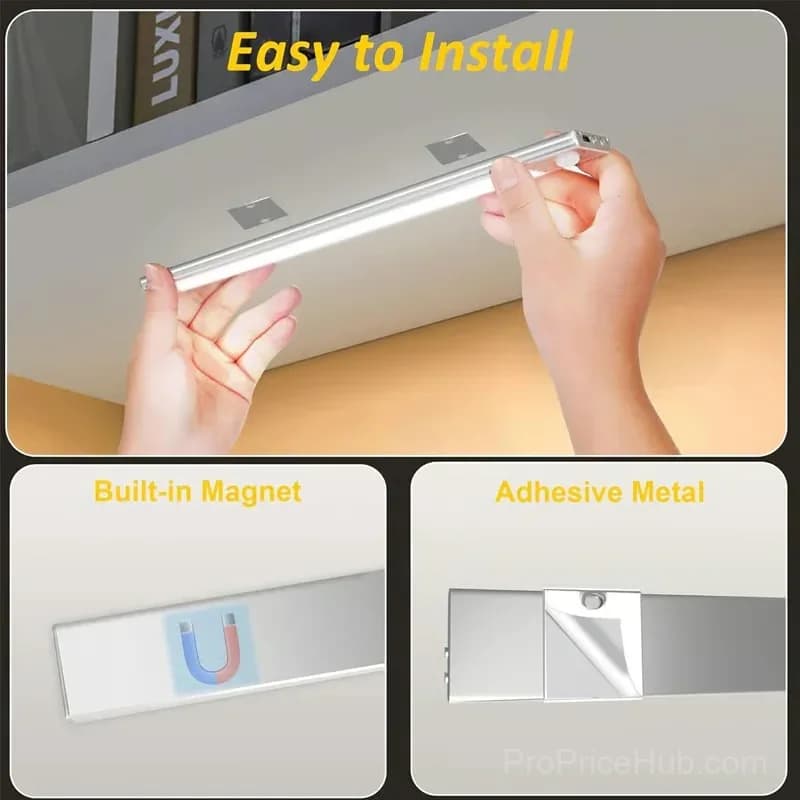 Rechargeable Motion Sensor LED Lights, 1 Set - View 10