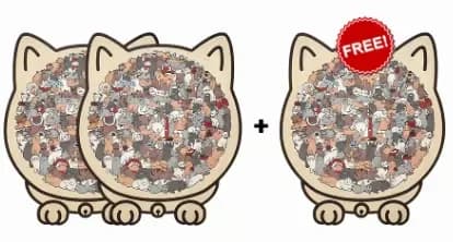 135-Piece Cat-Shaped Wooden Puzzle, Morandi Colors - View 19