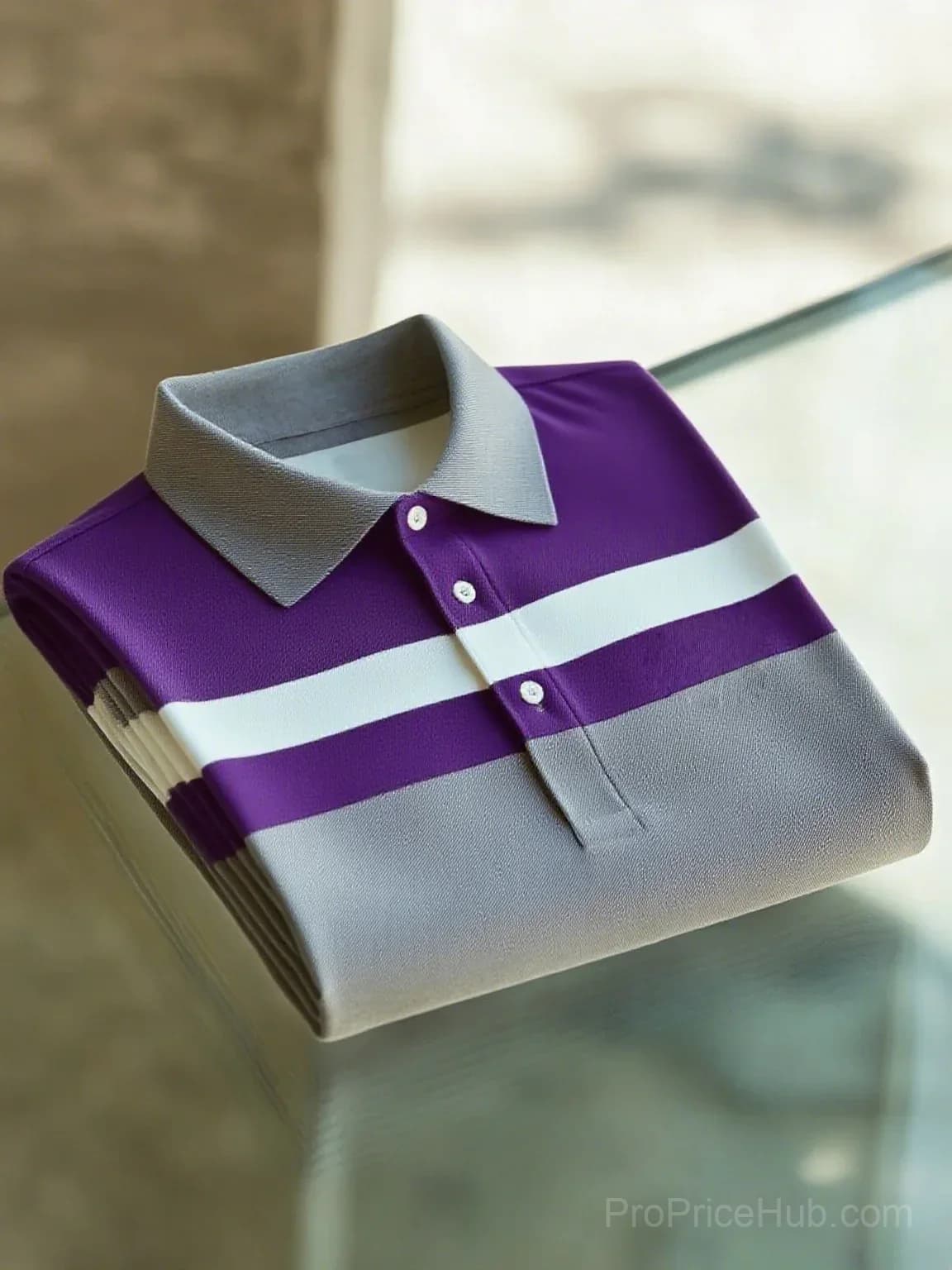 Men's Business Casual Short Sleeve Button Polo Shirt - View 9