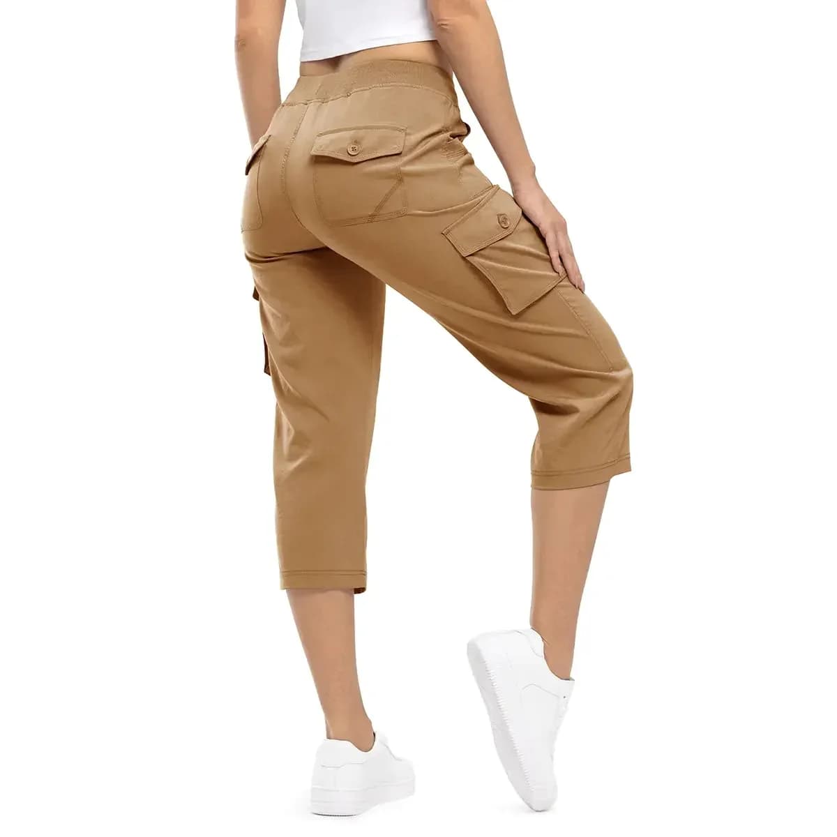 Women's Lightweight Hiking Capris: Quick-Dry, 6 Pockets, Loose Fit - View 18