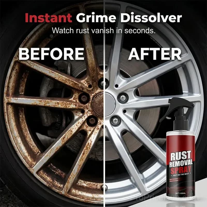Wheel Rust Remover and Cleaner Spray, 1 Pack - Alt