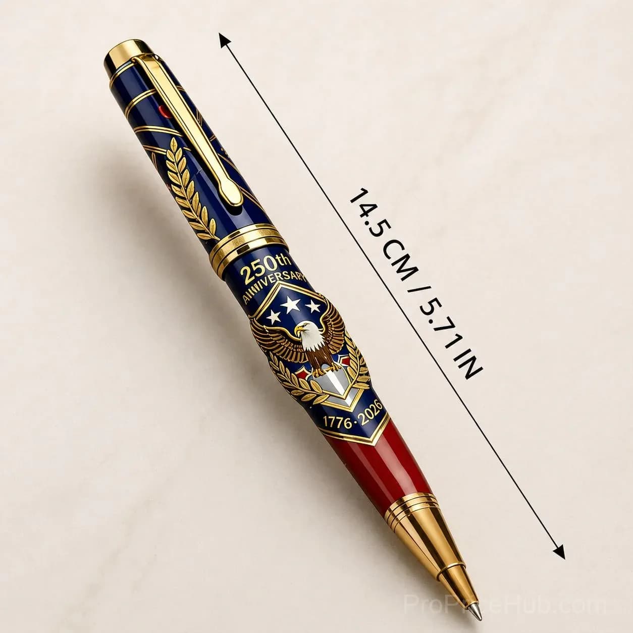 USA 250th Anniversary Patriotic Notebook & Pen Set - View 17