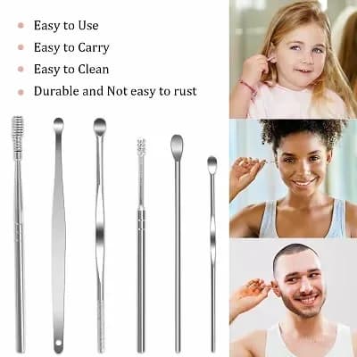 Yellow Ear Wax Cleaner Tool Set for Personal Care - View 2