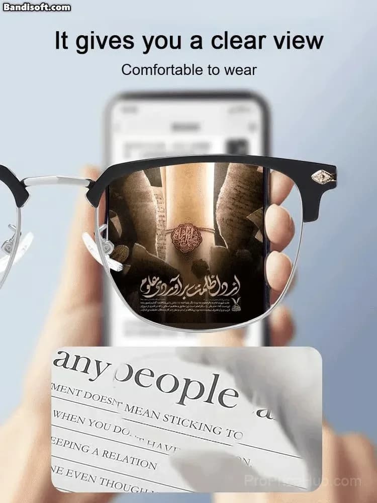 Ultra-Light Anti-Blue Light Reading Glasses, Black Gold +1.00–+5.00 - Alt