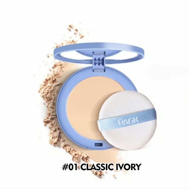 Matte Finish Compact Powder - Classic Ivory Shade #01 - Main