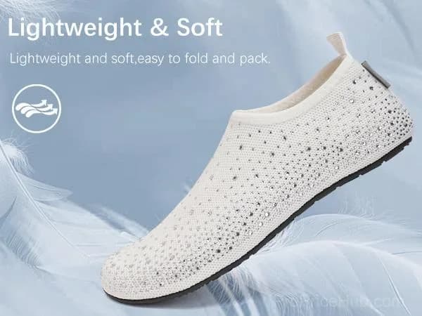 Women's Barefoot Aqua Shoes - Non-Slip for Beach, Swim, Yoga - View 6