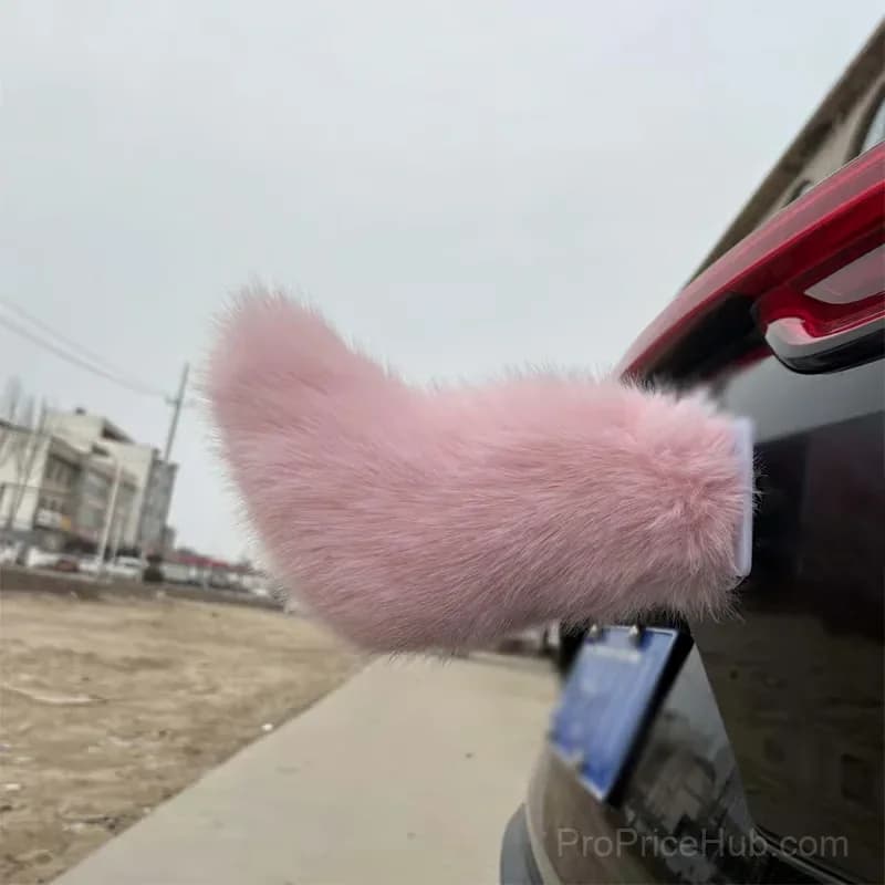 Remote Control Electric Car Tail Accessory, Pink-White - View 17