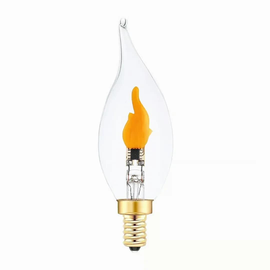 LED Flickering Flame Decorative Light Bulb, 1 Pack - Main