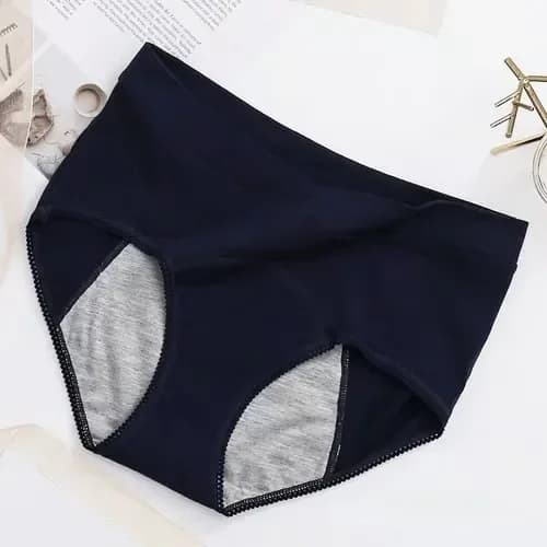 High-Waisted Leak-Proof Period Panties, Pink, L (153-175 lb) - View 11