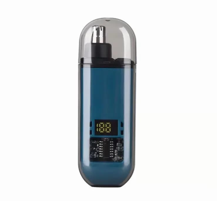 LED Display Precision Nasal Hair Trimmer, Orange/Blue/Black - View 6