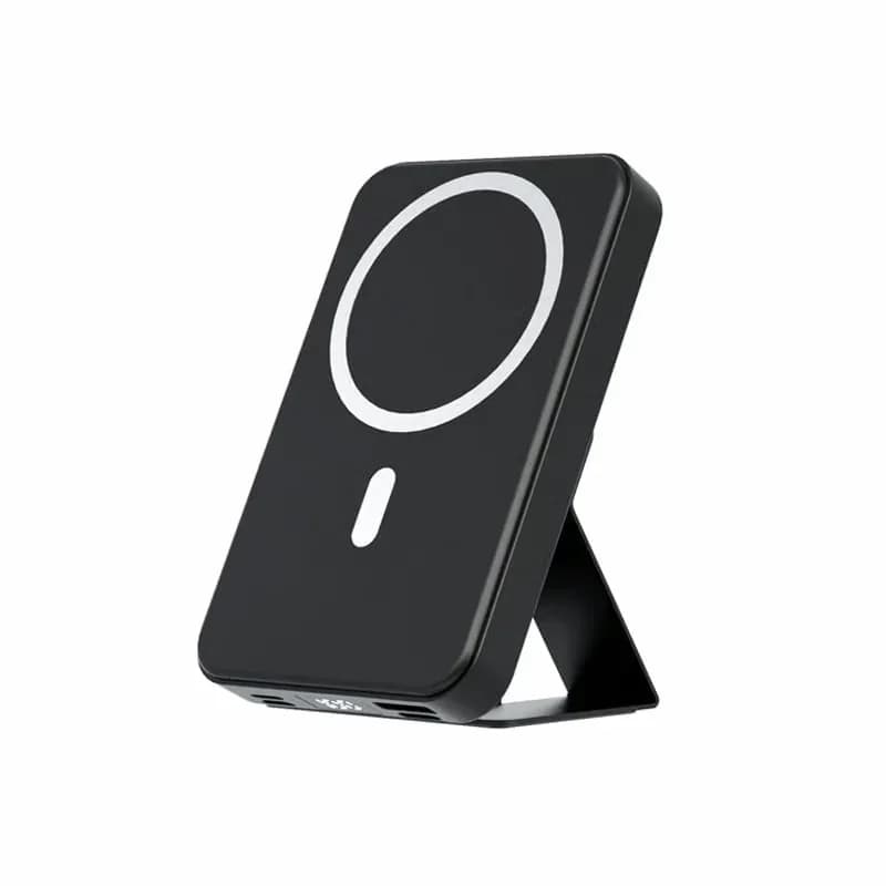 Wireless Magnetic Portable Power Bank, Black - Main