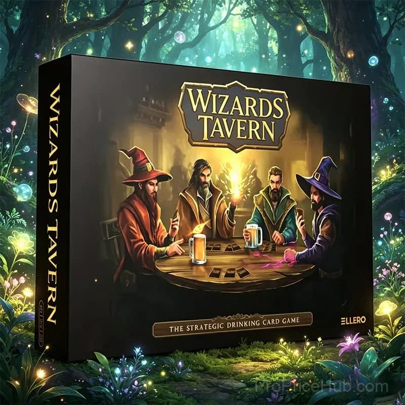 Wizards Tavern Fantasy Drinking Game with Dice and Spells - Main
