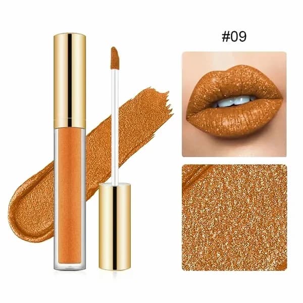 Metallic Liquid Diamond Glitter Lipstick #01 - View 14