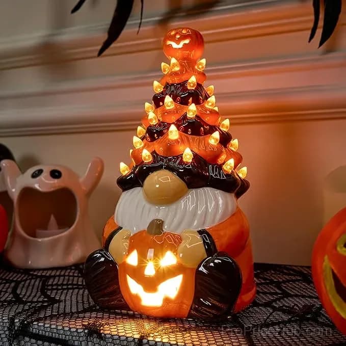 Lighted Halloween Dwarf Decoration for Home Decor - Alt