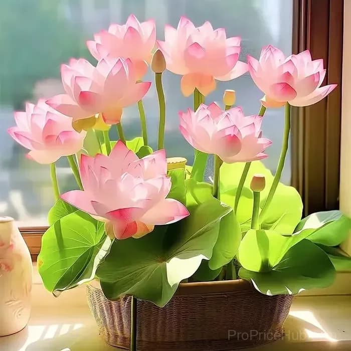 Sacred Bonsai Bowl Lotus Seeds – Water Garden Variety - View 4