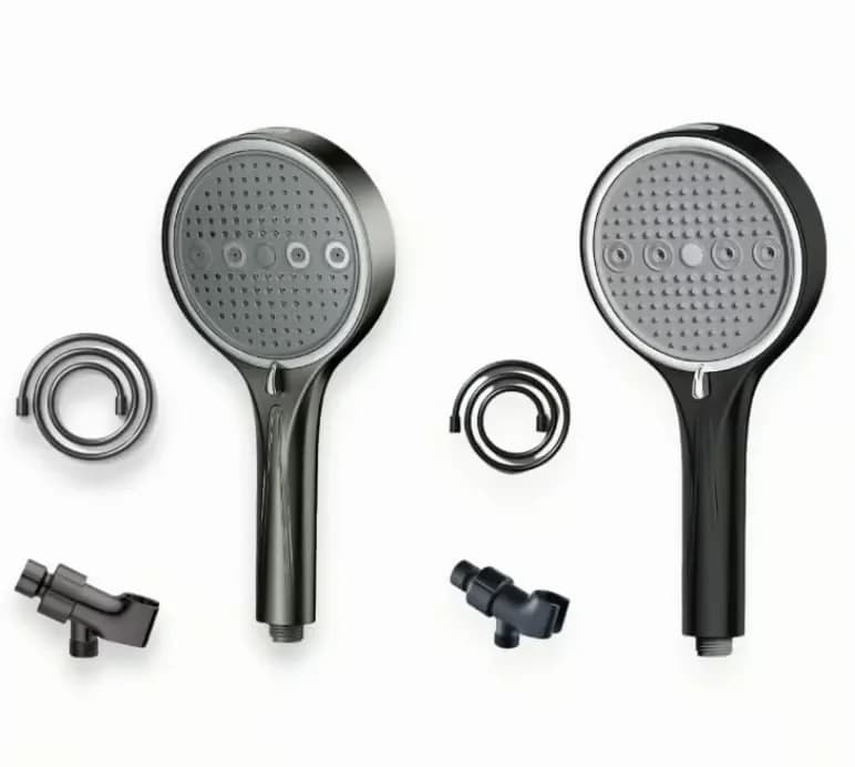 White High-Pressure Handheld Shower Spray Set - View 7