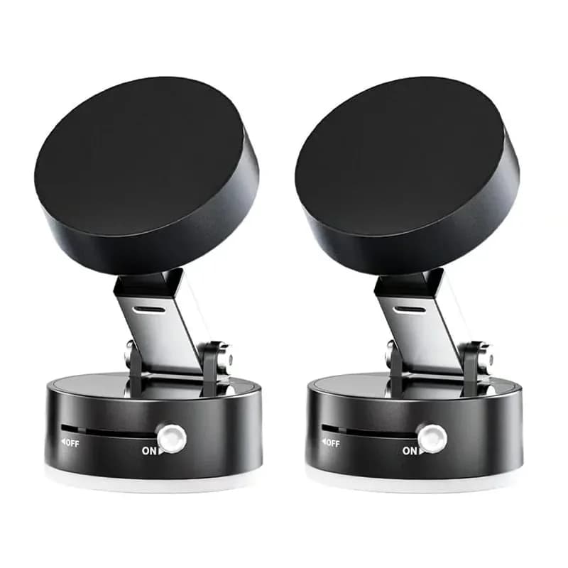 Vacuum Suction Magnetic Holder, Black, 2-Pack - Main