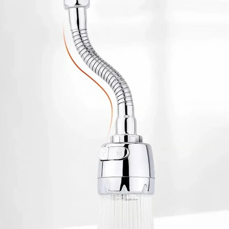 Kitchen Faucet with 360° Swivel Handheld Pressure Sprayer - View 7