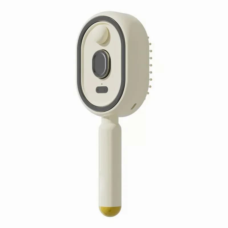 Nano-Mist Electric Scalp Massage Air Cushion Comb, White - Main
