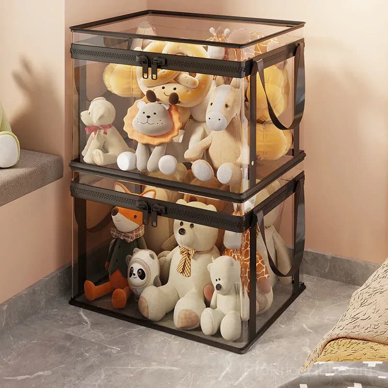 Large Clear Storage Box for Home Organization - View 11