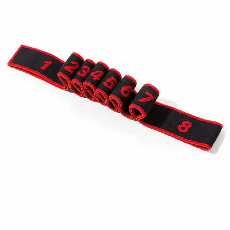 Resistance Band for Fitness and Yoga, Red, No Rear Strap - Main