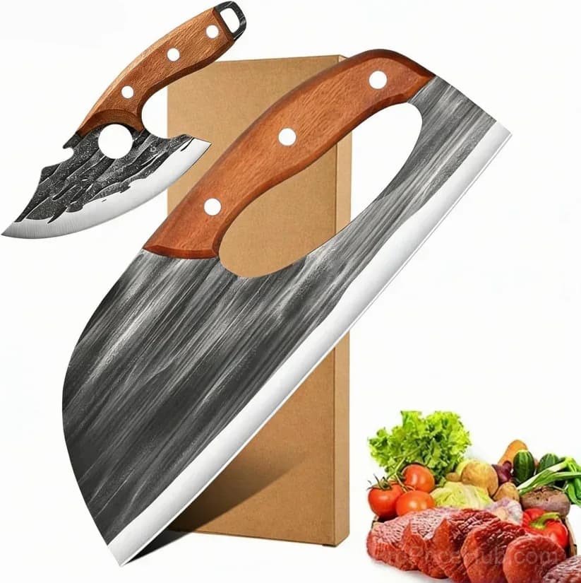 Forged Butcher Knife Set - Main