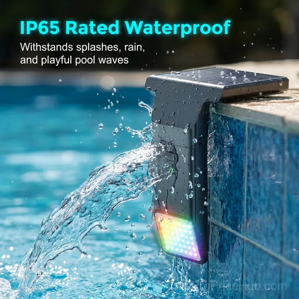 Multi-Color LED Pool Edge Light for Above-Ground Frame Pools - View 7