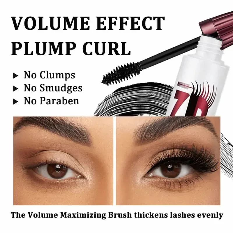 7D Waterproof Mascara – 24H Volume & Curl, Smudge-Proof - View 5