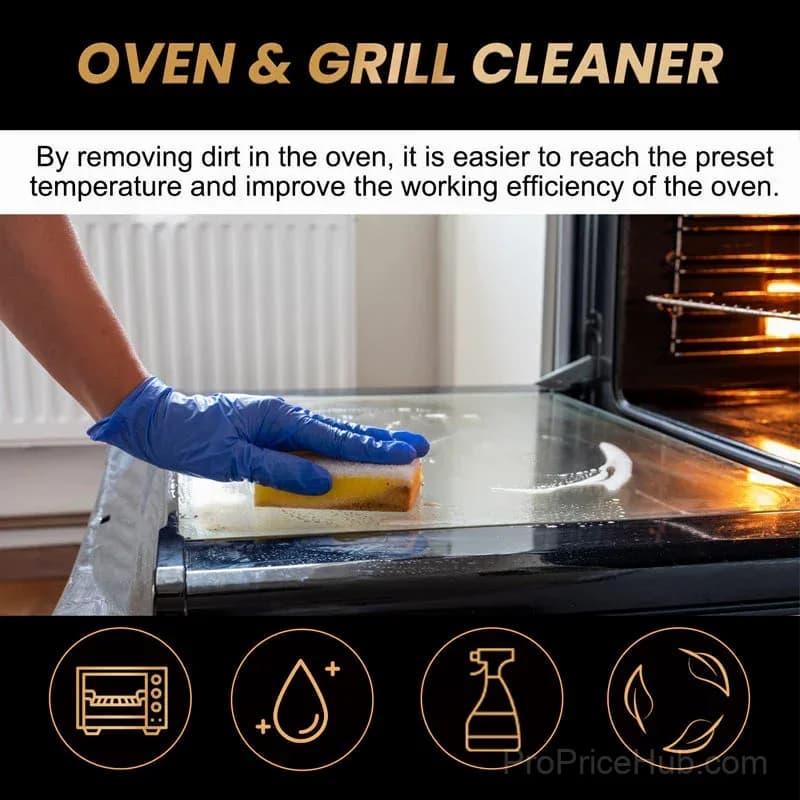 Oven & Grill Cleaner Spray – Dissolves Grease in 5 Minutes - View 7