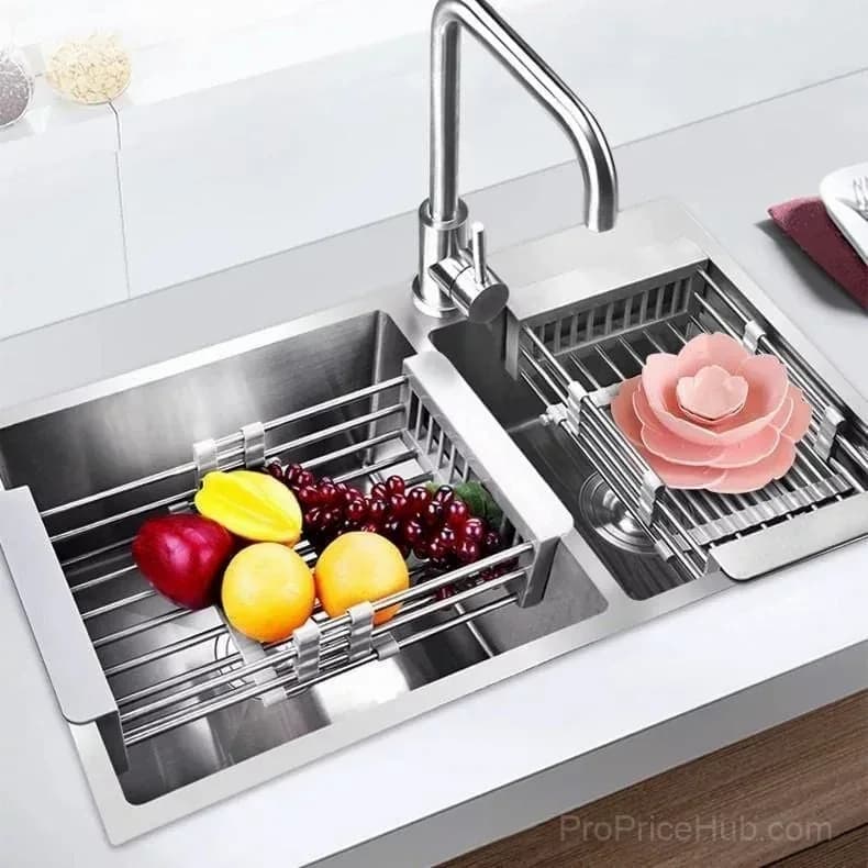 Kitchen Sink Drain Basket Extender - Alt