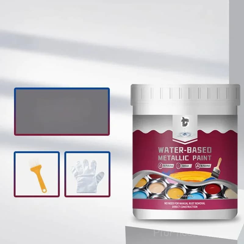 Rust Converter Metallic Paint – Stops Rust, No Sanding, No Fumes - View 10