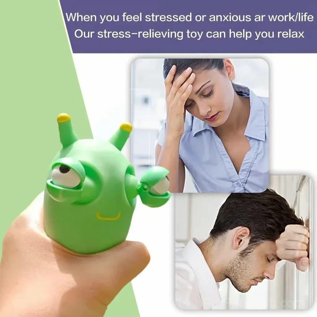 Funny Grass Worm Pinch Novelty Toy - View 6