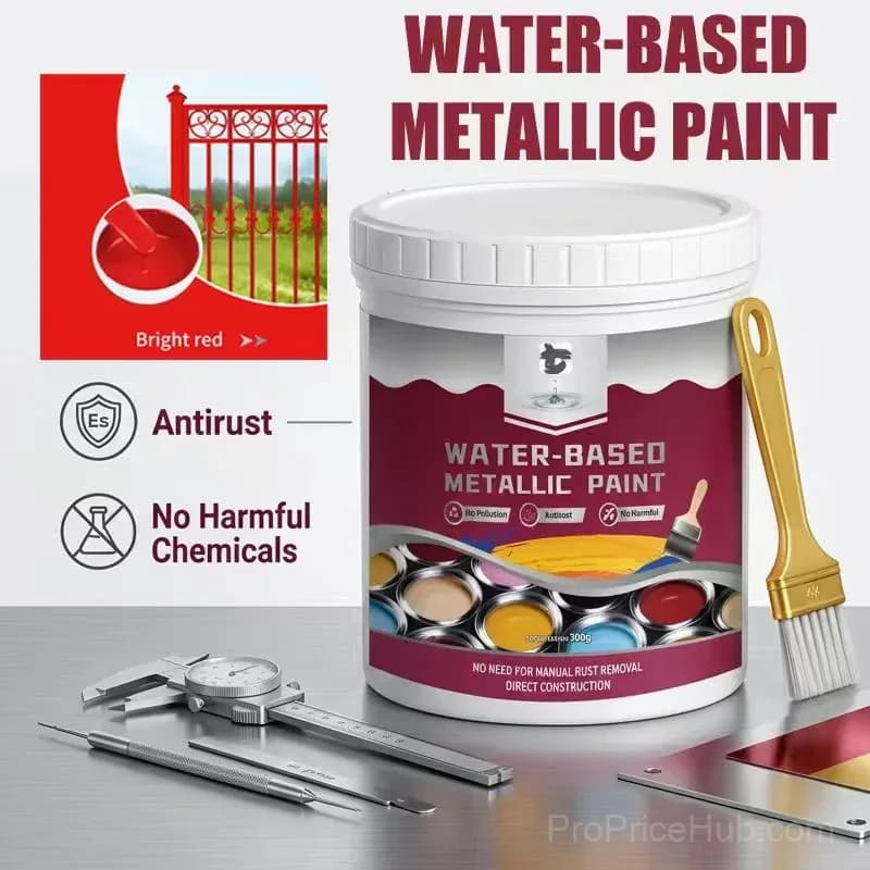 Rust Converter Metallic Paint – Stops Rust, No Sanding, No Fumes - View 12