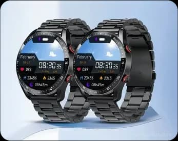 Health Monitoring Sports Smartwatch with Black Rubber Strap - View 16
