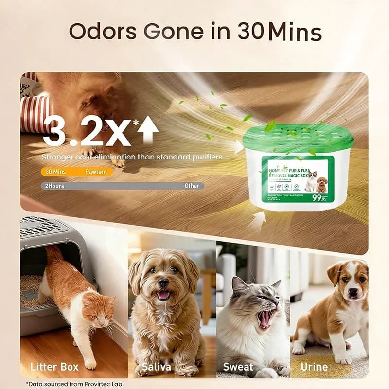 Pet Fur & Odor Removal Magic Box - Alt