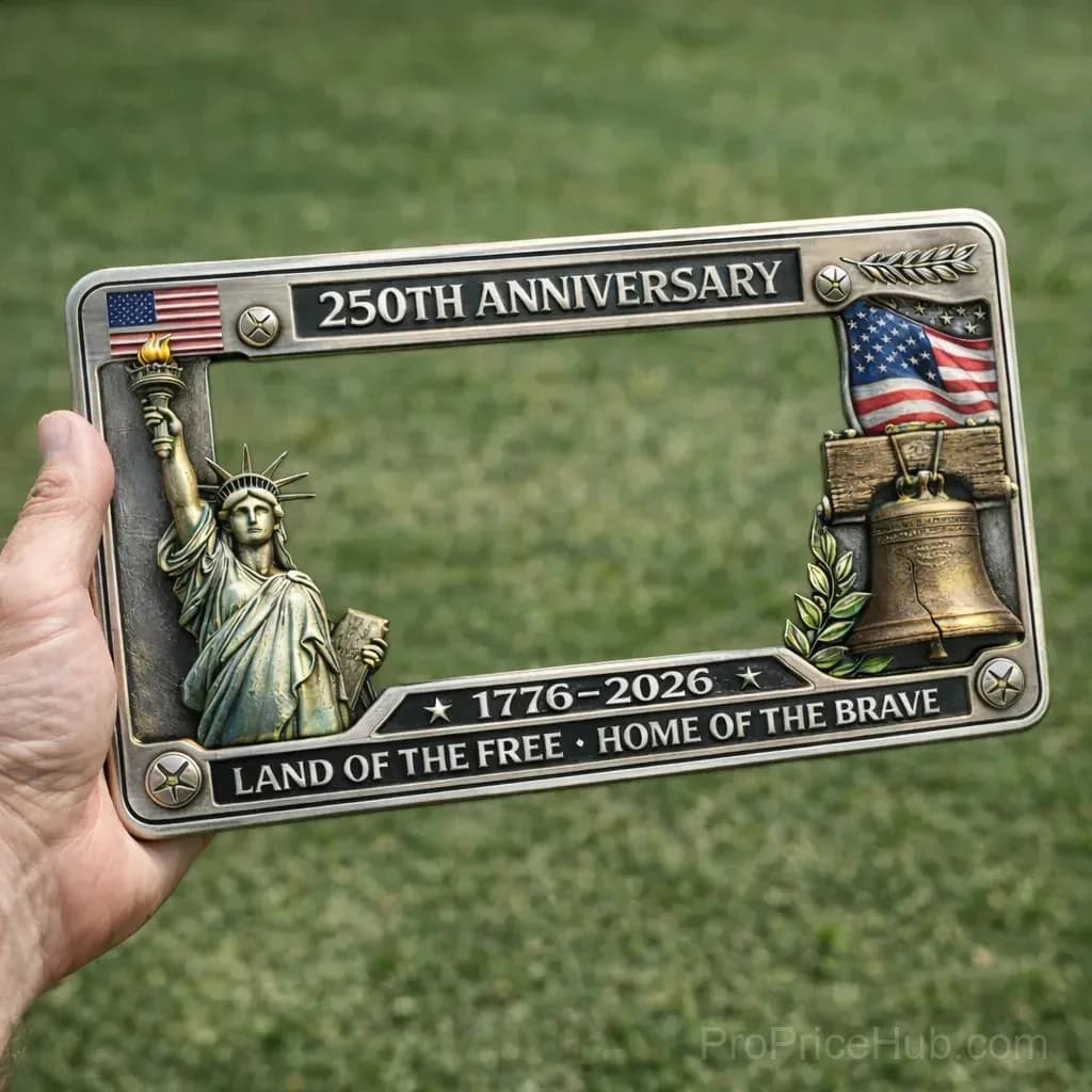 250th Anniversary Commemorative License Plate Frame - Main