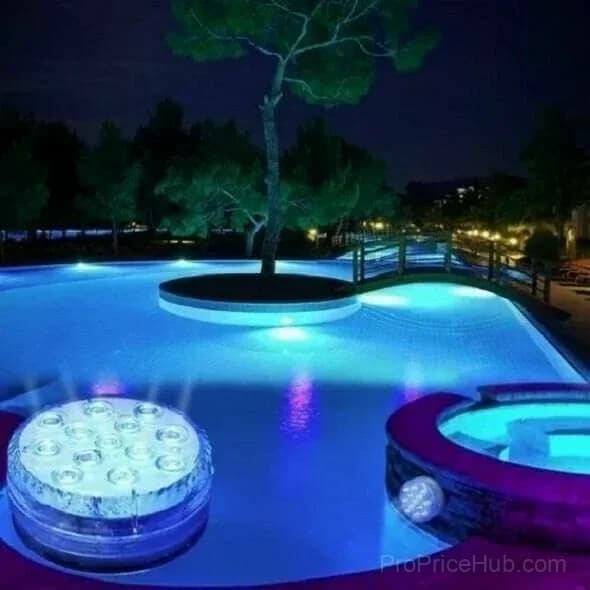 Submersible LED Pool Light with RF Remote Control - Main