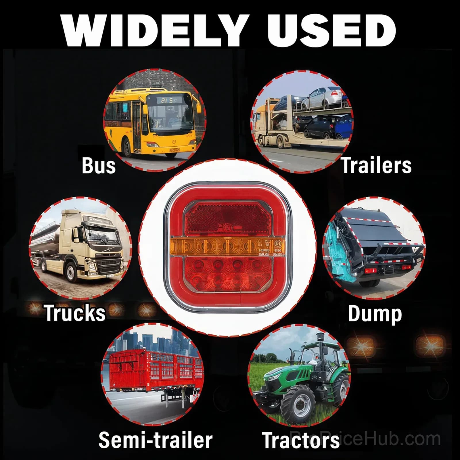 Car LED Trailer Lights - Alt
