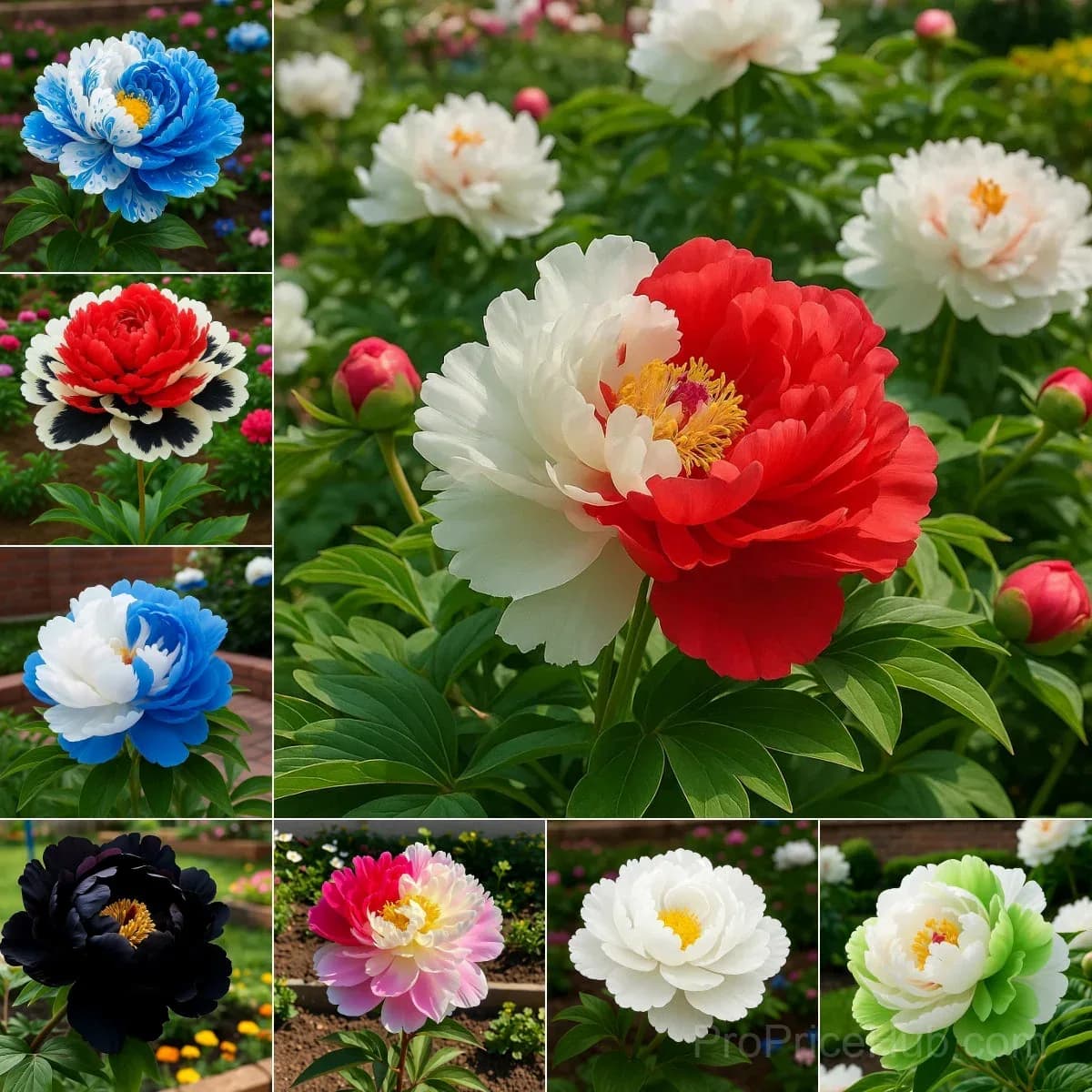 Rare Double Peonies - Big Beautiful Blooms, Seeds & Bulbs - Alt