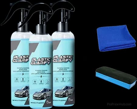 Multipurpose Car Plastic Restorer Spray, 200ml with Towel & Sponge - View 13