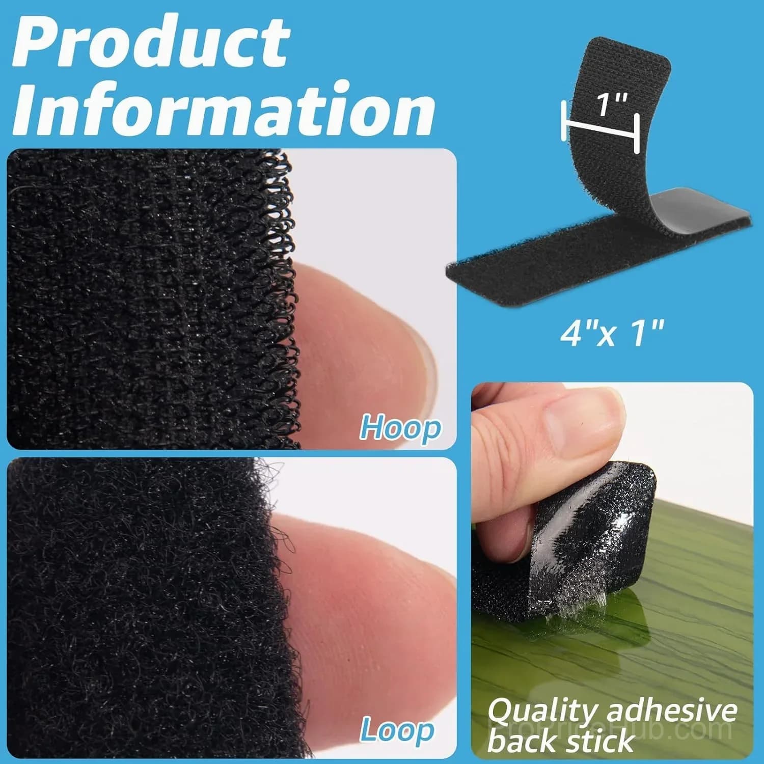 Hook and Loop Tape Sticky Back Double Sided - 70% OFF - View 6