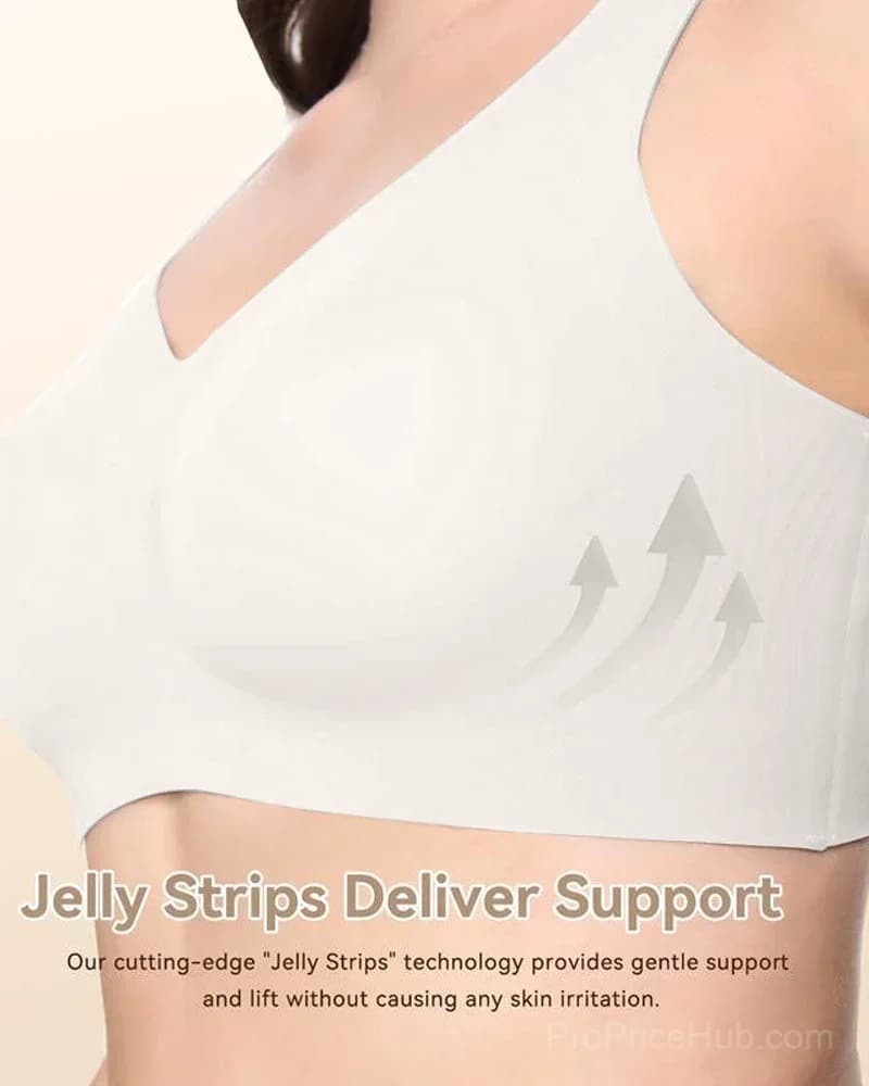 Women's Wire-Free Lifting Antibacterial Jelly Bra - View 7
