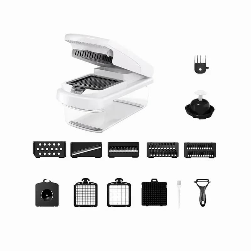 Multifunctional White Vegetable Cutter & Slicer - Main